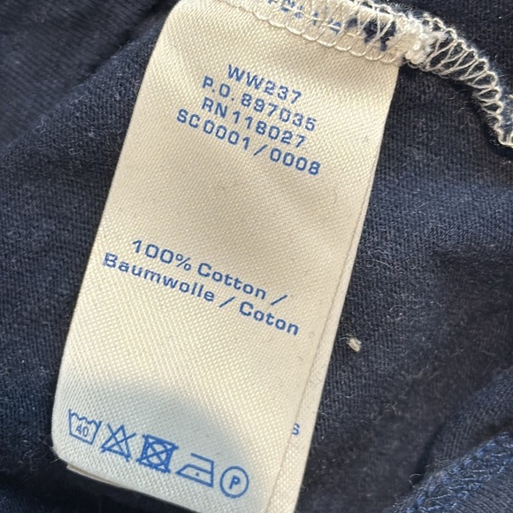 Boden Navy and White Striped Mini Dress Size 8 - Picture 4 of 6